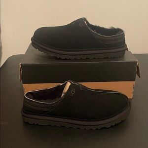 UGG NEW Tasman Men's Black Slip-On Shoes Sz 10